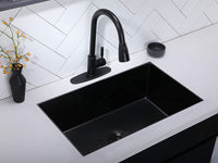 Lavaplatos Rectangular 60 x 40 cm Negro Satin.