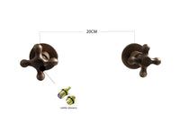 Mezclador Ducha vintage Bronce Antiguo