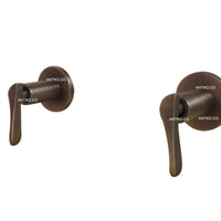Set Mezclador Ducha  + Ducha 20cm  Bronce antiguo