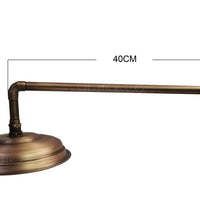 Mezclador vintage Bronce Antiguo + Ducha 20cm