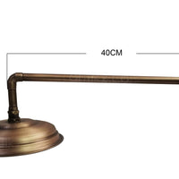 Mezclador vintage Bronce Antiguo + Ducha 30cm