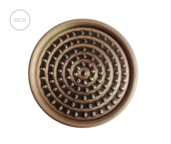 Registro vintage  Bronce Antiguo + Ducha 30cm