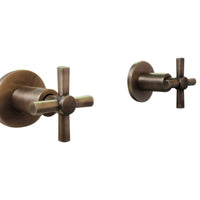 Mezclador Bronce Antiguo + Ducha 25cm
