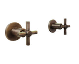 Mezclador Bronce Antiguo + Ducha 20cm