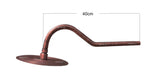 Mezclador Cobre Antiguo + Ducha 20cm