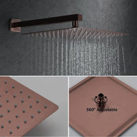 Mezclador Monomando  Cobre Antiguo + Ducha  25x25cm