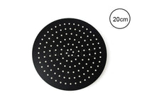 Mezclador Palanca  Negro + Ducha 20cm