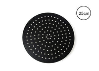 Mezclador Negro + Ducha 25cm