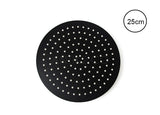 Mezclador Negro + Ducha 25cm