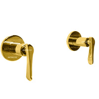 Mezclador Dorado + Ducha 20cm
