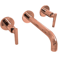 Mezclador Lavamanos  de  pared Oro rosa