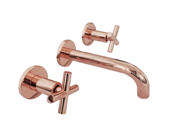 Mezclador Cruceta  de  pared Oro rosa