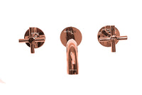 Mezclador cruz  de  pared Oro rosa