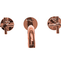 Mezclador cruz  de  pared Oro rosa
