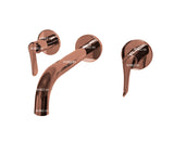Mezclador lavamanos de  pared Oro rosa