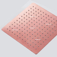 Mezclador   Oro Rosa + Ducha 30x30cm