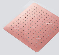 Mezclador   Oro Rosa + Ducha 25x25cm