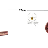 Mezclador  Oro Rosa + Ducha 20cm
