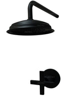 Copia de Registro vintage  negro + Ducha 25cm