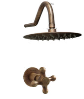 Registro  Bronce Antiguo + Ducha 30cm
