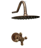 Registro  Bronce Antiguo + Ducha 30cm