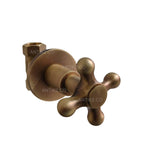 Registro  Bronce Antiguo + Ducha 25cm