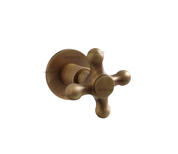 Registro  Bronce Antiguo + Ducha 20cm