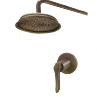Registro Palanca vintage  Bronce Antiguo + Ducha 25cm