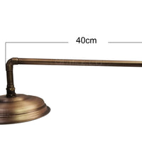Registro Palanca vintage  Bronce Antiguo + Ducha 20cm