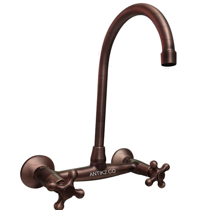 Mezclador Vintage Pared Cobre Antiguo