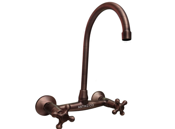 Mezclador Vintage Pared Cobre Antiguo