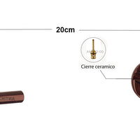 Mezclador   vintage Oro Rosa Oscuro + Ducha 25cm