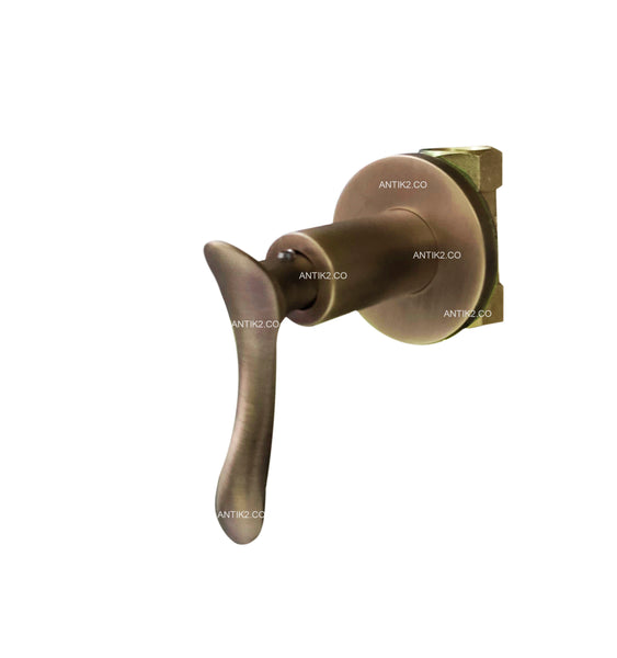 Registro Ducha vintage Bronce antiguo Palanca