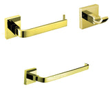 Accesorios Dorado  Cuadrados x 3