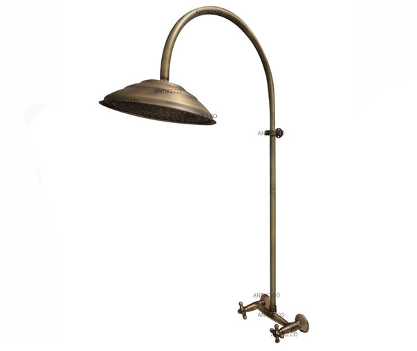 Ducha vintage externa Bronce Antiguo