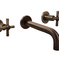 Mezclador Cruceta Pared Bronce Antiguo