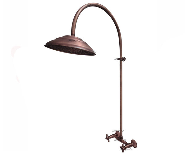 Ducha vintage externa Cobre Antiguo