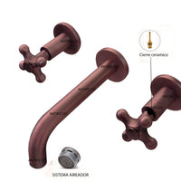 Mezclador Vintage Pared cobre Antiguo