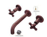 Mezclador Vintage Pared cobre Antiguo