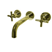 Mezclador Lavamanos pared Dorado