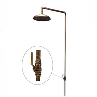Ducha expuesta Tipo piscina Bronce antiguo - Ducha 30cm