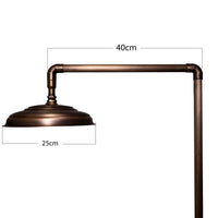 Ducha expuesta tipo piscina Bronce antiguo - Ducha 25cm