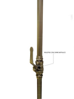 Ducha expuesta tipo piscina Bronce antiguo - Ducha 25cm