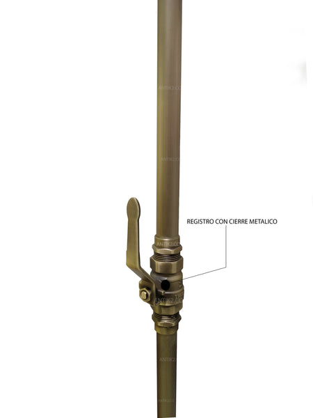 Ducha expuesta Tipo piscina Bronce antiguo - Ducha 30cm