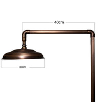 Ducha expuesta Tipo piscina Bronce antiguo - Ducha 30cm