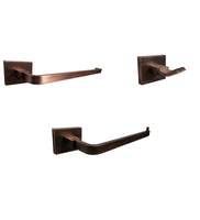Juego accesorios cuadrado x 3 Cobre Antiguo