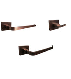Juego accesorios cuadrado x 3 Cobre Antiguo