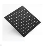 Ducha Cuadrado Slim negro 25x25cm