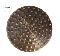 Ducha Vintage Bronce Antiguo 30cm + Tubo