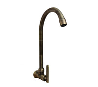 Grifería Vintage Parted Cuello Alto Bronce Antiguo
